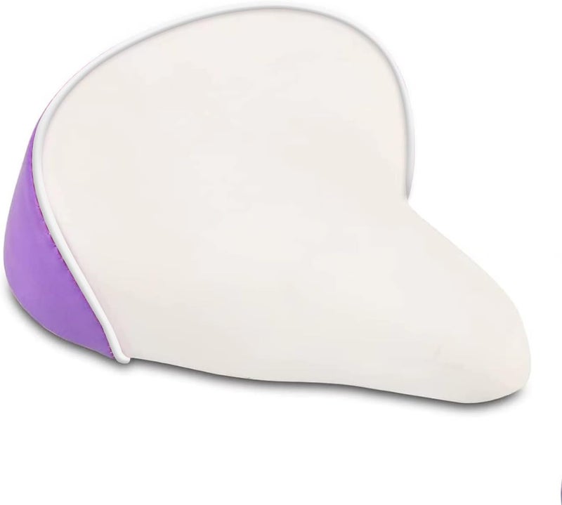 EIRONA Wide Kids Bike Seat for Girls Bike, Purple & Pink - Image 1